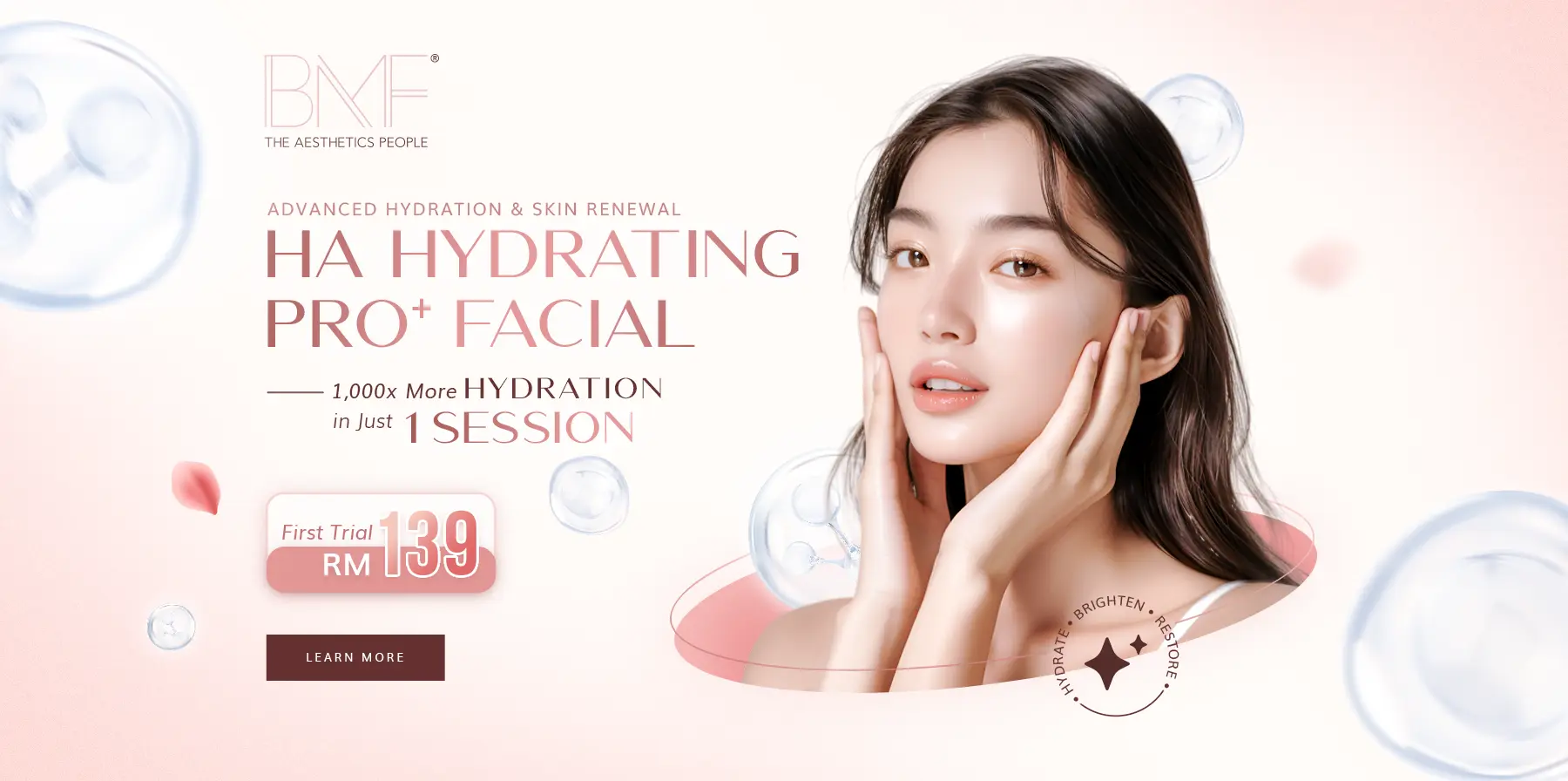 Hydrating Pro+ Facial | BMF Advanced Skincare for Deep Skin Hydration
