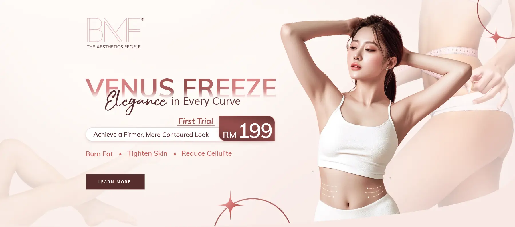 Venuz freeze, elegance in every curve